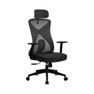 Silla FLOE PRO EC737 ACTECK ELITE SERIES Silla de Oficina Ergonómica, Ajuste lumbar, Reposa brazos Fijo, Color Negro. AC-937238