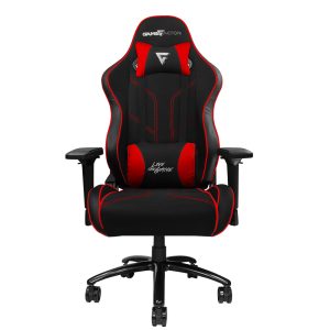Silla Gaming GAME FACTOR CGC600-RD, Gamer, Negro/Rojo