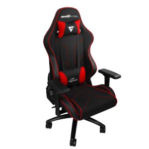 Silla Gaming GAME FACTOR CGC600-RD, Gamer, Negro/Rojo