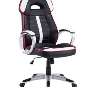 Silla Gaming Naceb Technology WARHAMMER, Gamer, Negro/Blanco, Piel Sintética
