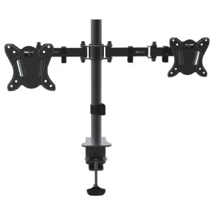 Soporte Getttech tw-1404 para 2 pantallas de 10-30 pulgadas/peso max 10kg