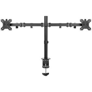 Soporte para Monitor LCD, de 2 Brazos, de 13 a 32 Pulgadas, P/Montaje Escritorio, Resistencia 8 KG C/U, BROBOTIX 963210