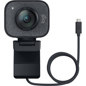 StreamCam LOGITECH 960-001280, USB-C, Negro