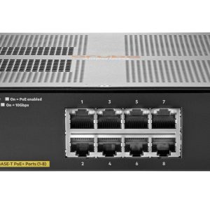 Switch Aruba JL258A Gigabit Ethernet 2930F 8G PoE+ 2SFP+, 8 Puertos PoE+ 10/100/1000Mbps + 2 Puertos SFP+, 56 Gbit/s, 32.768 Entradas - Gestionado