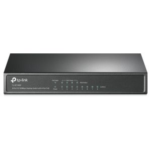 Switch POE TP-LINK TL-SF1008P, Negro, 53 W, 8 puertos