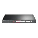 Switch POE no Gestionable TP-LINK TL-SL1226P, Negro, 294 W, 24 puertos