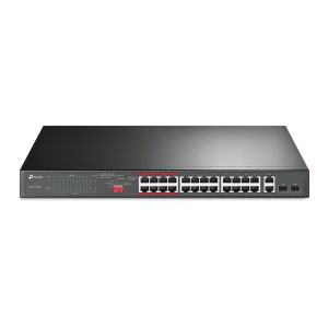 Switch POE no Gestionable TP-LINK TL-SL1226P, Negro, 294 W, 24 puertos