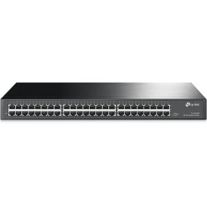 Switch TP-LINK, Gris, 10/100/1000 Mbps, 48ptos, Rack