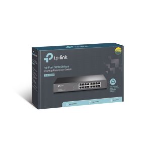 Switch TP-LINK TL-SF1016DS, Negro, 16 puertos