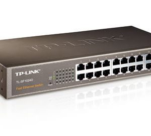 Switch TP-LINK TL-SF1024D, Plata, 24 puertos