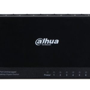 Switch para Escritorio 8 Puertos Dahua Technology DH-PFS3008-8GT-L, Negro