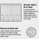 Teléfono Analógico PANASONIC KX-TS500MEW