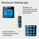 Teléfono Inalámbrico PANASONIC KX-TG4111MEB