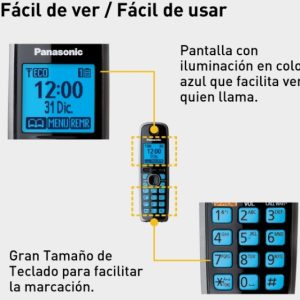 Teléfono Inalámbrico PANASONIC KX-TG4112MEB
