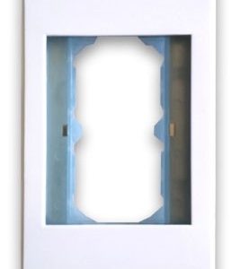 Tapa - Faceplate BROBOTIX 938283, Color blanco