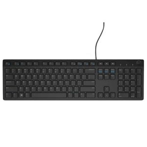 Teclado DELL KB216 (Inglés), USB, Negro, PC/server, Alámbrico