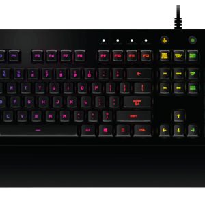 Teclado Gaming LOGITECH G213 PRODIGY, USB, QWERTY, Inglés, Negro, Multicolor