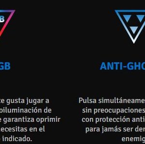 Teclado Mecánico GAME FACTOR KBG560-BL, USB, Negro