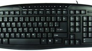 Teclado Multimedia PERFECT CHOICE, USB, Negro, Alámbrico