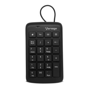 Teclado Númerico VORAGO KB-105, USB, Notebook/PC, Negro