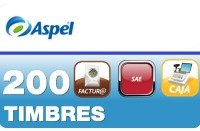 Timbres Fiscales ASPEL Paquete de 200 Timbres FACTE/200 (Electronico)
