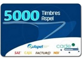 Timbres Fiscales ASPEL Paquete de 5000 Timbres FACTE/5000 (Electrónico)