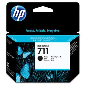 Tinta HP 711, CZ133A, Negro 80ml