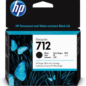 Tinta HP 712, 3ED71A, Negro 80ml