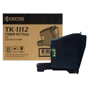 Tóner KYOCERA TK-1112, 2500 páginas, Negro, FS- 1040, FS-1020MFP, FS-1120MFP.