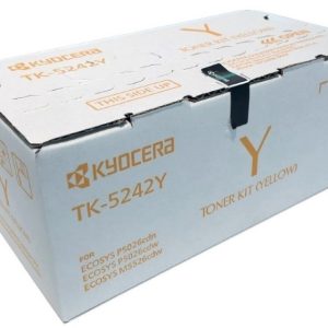 Toner KYOCERA TK-5242Y, 3000 páginas, Amarillo, ECOSYS P5026cdw