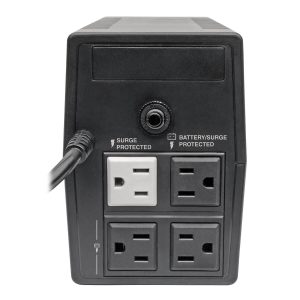 UPS Interactivo VS450T 450VA/240W con 4 Tomac TRIPP-LITE VS450T, 450 VA, 240 W, Negro, Hogar y Oficina