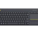 Wireless Touch Keyboard LOGITECH K400 PLUS, Negro, Inalámbrico