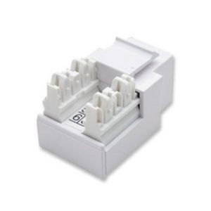 210843 JACK RJ11 RJ12 KEYSTONE DE IMPACTO BLANCO