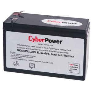 Batería de Reemplazo CyberPower RB1290, Negro, 12 V, 9 AH