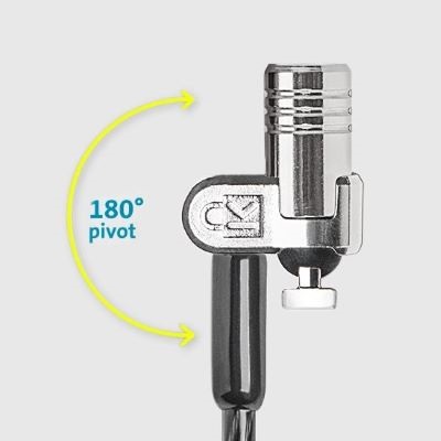 Candado de Llave para Laptops Kensington K65020WW MicroSaver 2.0, 1.8 Metros, Negro