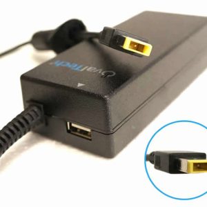 Cargador / Adaptador para Laptop OTAC-E77-65W OVALTECH de 20V/3.25A (LENOVO CUADRADA)