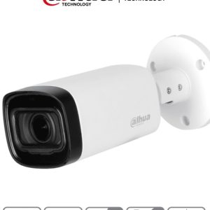 DAHUA HAC-HFW1500R-Z-IRE6 - Camara Bullet de 5 Megapixeles/ Lente Motorizado de 2.7 a 12 mm/ IR de 60 Mts/ BLC/HLC/DWDR/ Soporta: CVI/CVBS/AHD/TVI