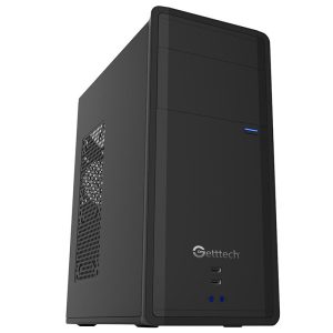 Gabinete GETTTECH GG-1802 ATX Fuente 500W, 1 VENT, 2 USB 3.0, Negro