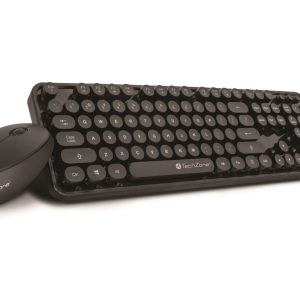 Kit Nifty TechZone combo inalámbrico con conexión USB, mouse 1600 DPI´s, teclado con 104 teclas tipo QWERTY, 1 año de garantía.