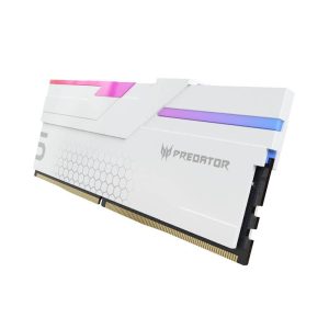 Memoria DDR5 Predator RGB modelo HERMES de 32GB (2*16GB) UDIMM 6800 MT/s BL.9BWWR.399 Color Blanco