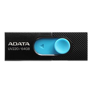 Memoria USB ADATA AUV220-64G-RBKBL, Azul / Negro, 64 GB, USB 2.0