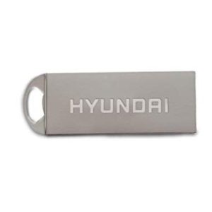 Memoria USB HYUNDAI U2BK/16, Plata, 16 GB, USB 2.0