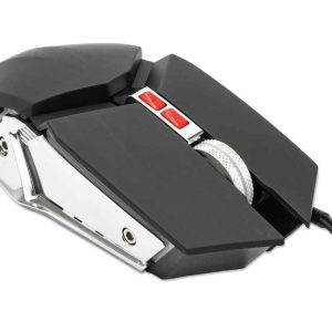Mouse Óptico Gaming MANHATTAN 179348, Juego, Óptico, 3200 DPI, Negro