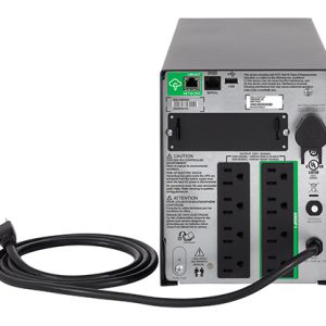 No Break Capacidad 1440 VA 1000 watts, 120V, APC SMT1500C, 1440 VA, 1000 W, 3 h, Negro, Industrial y Oficina