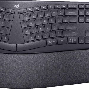 Teclado LOGITECH ERGO K860, Bluetooth, Negro, Inalámbrico