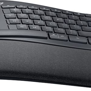 Teclado LOGITECH ERGO K860, Bluetooth, Negro, Inalámbrico