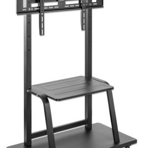 462334 Soporte para TV de ultra alta resistencia con ruedas: Soporta una pantalla de 37 pulgadas a 100 pulgadas de hasta 150 kg, repisa y base para una lap