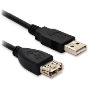 Cable USB BROBOTIX 102310, 3 m, Negro