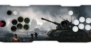 Consola Arcade NCA-6084 Dos Jugadores + 2 RC WIFI RAM 2GB Bocina 3W 12V Retroiluminado, Incluye Juegos N64, Almacenamiento 64GB, Modelo Guerra NBCA60WA3D