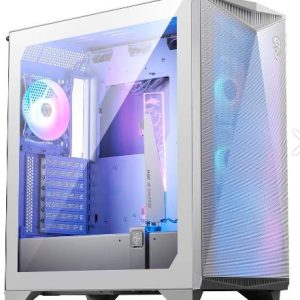 Gabinete MSI MPG GUNGNIR 300R AIRFLOW WHITE, Midi-Tower, PC, ATX, EATX, ITX, micro ATX, Blanco
